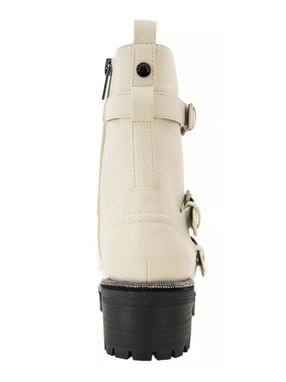 Kenneth Cole Reaction Womes Tate Biker Jewel Boot Ecru Size 5US - Picture 3 of 6